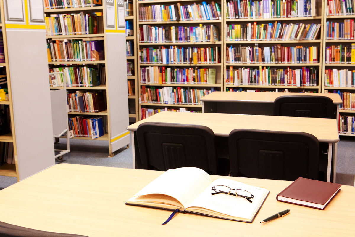 Workplace in Library